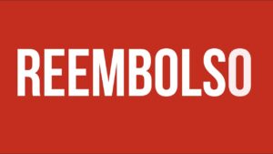 Banner rojo con la palabra REEMBOLSO en blanco y tipografía alta 3z2yMd5FKTk