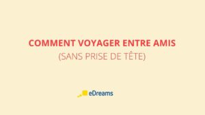 Cartel minimalista en francés sobre cómo viajar entre amigos Ax8iWKzfknY