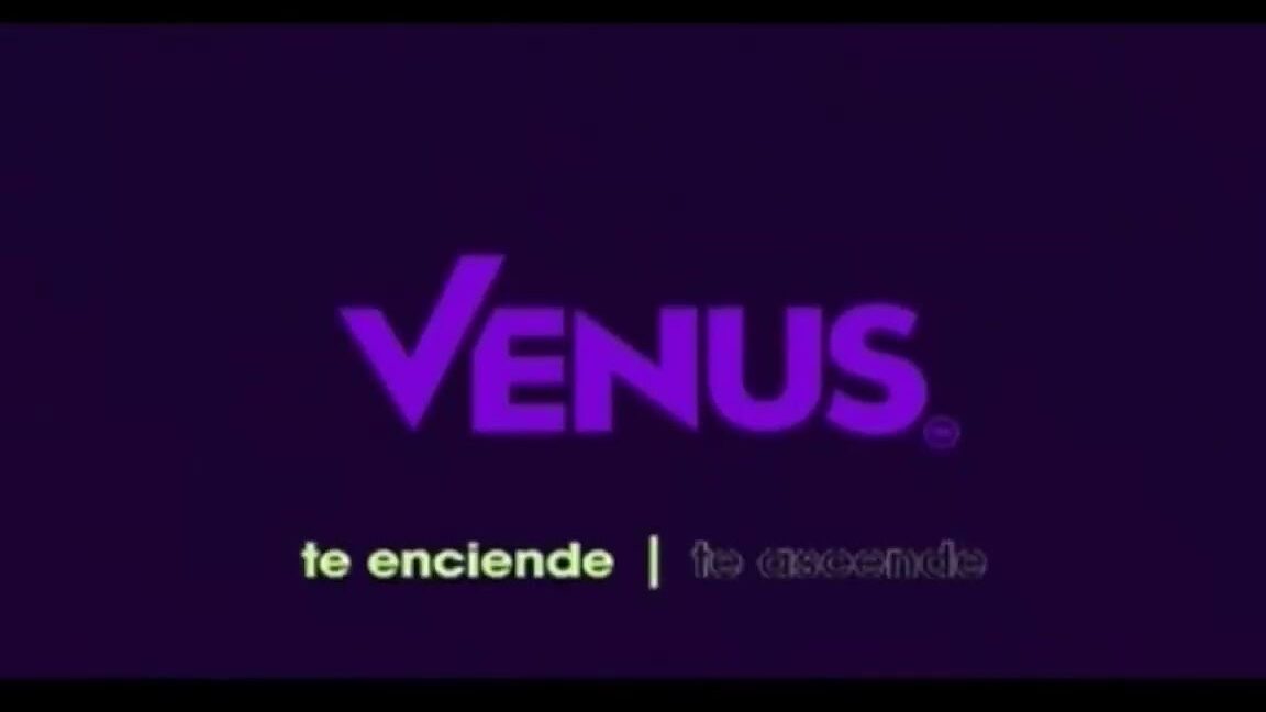 Logotipo violeta de VENUS con el lema te enciende, diseñado para canales privados