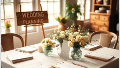 Decoración boda sencilla y elegante
